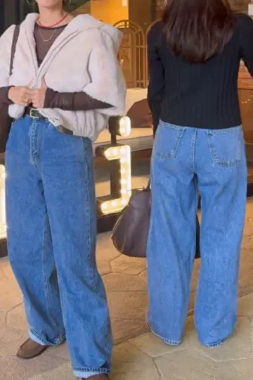 Na.e Wide Loose Jeans_Charcoal long M