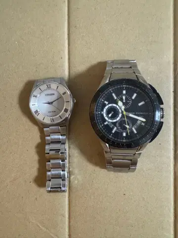 CITIZEN & ARMANI EXCHANGE 시계 2점 정크제품