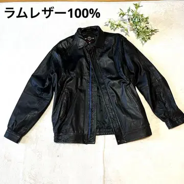 금양 램 가죽 자켓 블랙 여성용 L 상당 레트로