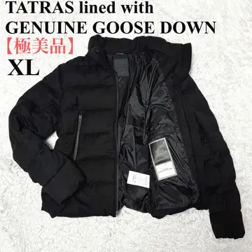 [ 컨디션 최상 ] 타트라스 다운 자켓 다운 90% 블랙 XL 블랙