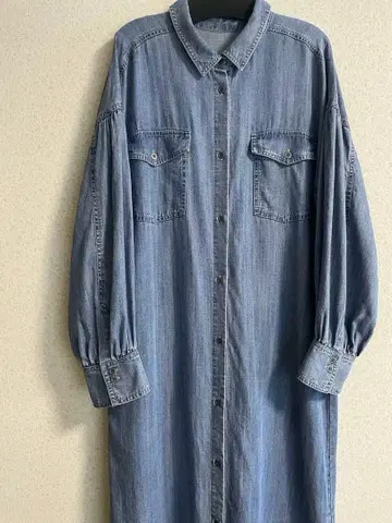 쿨 카리안 데님 원피스