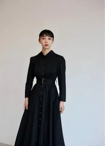 새상품 foufou THE DRESS #18 빅 칼라 드레스 원피스