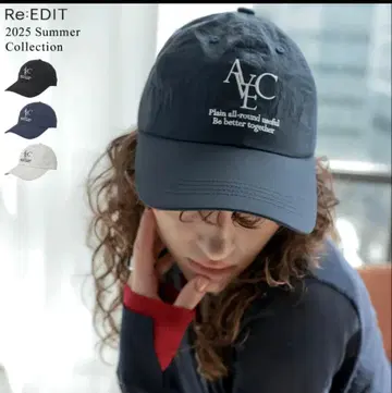 Re:EDIT 로고 자수 캡