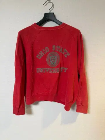 50s 60s 오하이오 주립대학 프린트 로고 맨투맨