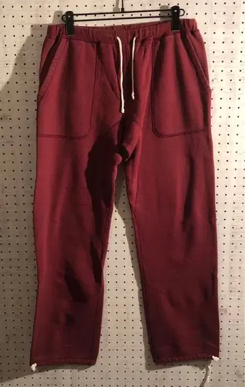 Healthknit 헬스니트 버건디 스웨트 팬츠