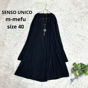 새상품급 센소유니코 메후 롱 원피스 빅 실루엣 약간 코쿤 L