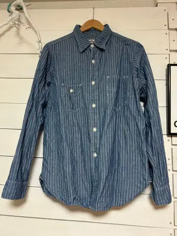 Dapper's 스트라이프 긴팔 셔츠 40