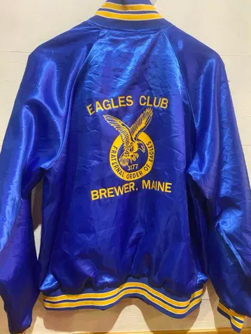 90's USA EAGLES CLUB 빈티지 나일론 자켓