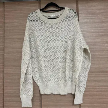 steven alan 레이스 편 아이보리 스웨터