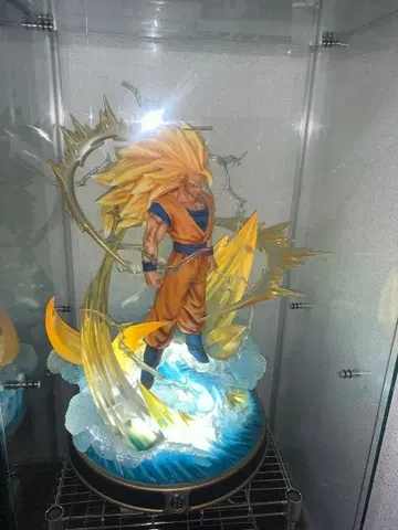 figure class 레진 키트 손오공 슈퍼 사이어인 3