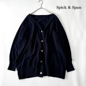 2024 스픽 앤 스팬 2way 오버 사이즈 가디건 네이비