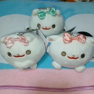 포메라니안 찹쌀떡 최애 컬러 리본 마스코트