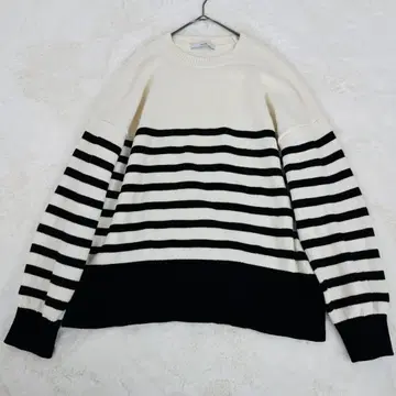 JOURNAL STANDARD 코튼 패널 보더 와이드 풀오버