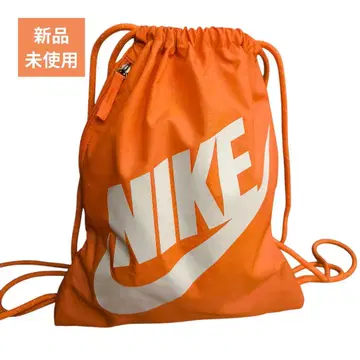 [레어! 미사용 새상품] NIKE 오렌지 드로우 스트링 백 냅색