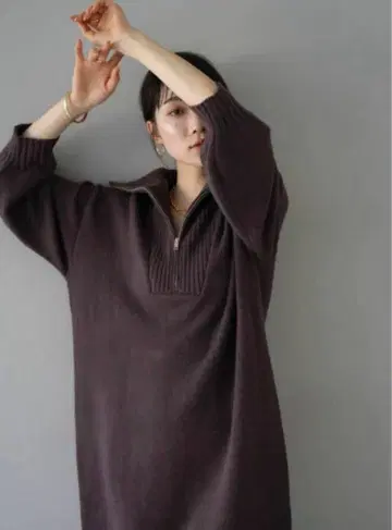 롱 니트 원피스