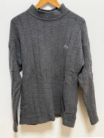 라코스테 그레이 터틀넥 니트