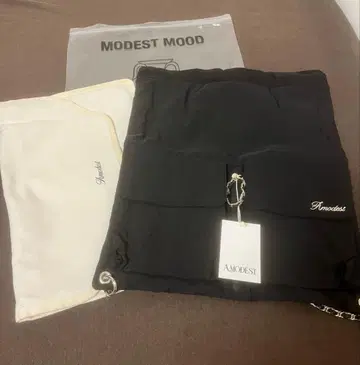 modestmood 한국 브랜드 냅색 블랙 백