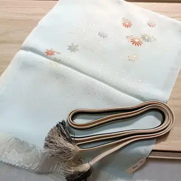 헤 20 허리띠 오비 장식 천 세트 스카이블루