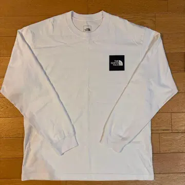 THE NORTH FACE 화이트 긴팔 티셔츠 XL