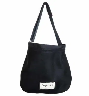 repetto 블랙 대형 경량 메신저 백