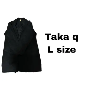 타카큐 코트 블랙 L 남성용