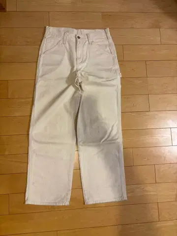 EDWIN 화이트 페인터 팬츠