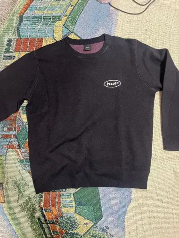 HUF DON'T SLEEP 니트 스웨터 블랙 S