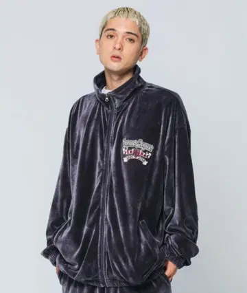 [초레어] X-LARGE 재패니즈 마게니즈 벨로아 상의 블랙 XL