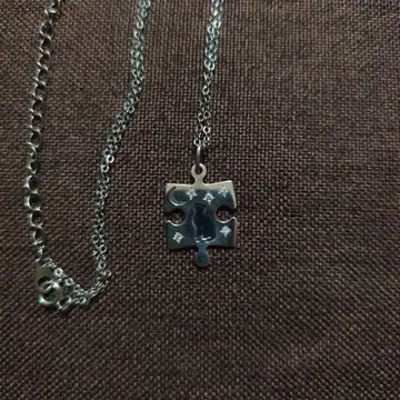 고양이 실버 펜던트 목걸이