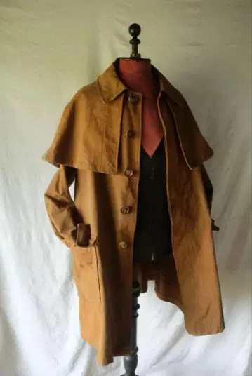 30-40s French hunting cape coat