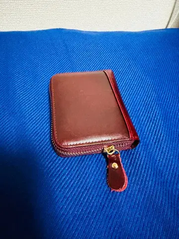 다크 브라운 가죽 접이식 지갑