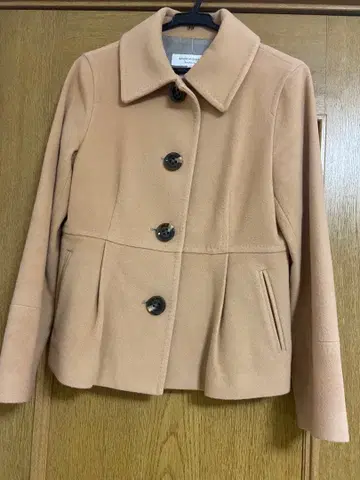 SPICK AND SPAN 베이지 피 코트 36