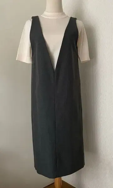 드레스트리아 / V넥 원피스 그레이