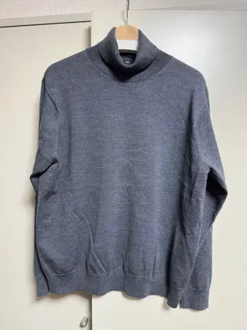 PLST 엑스트라 파인 메리노울 블렌드 터틀넥 스웨터 XL 남성용