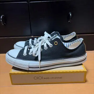 ALL STAR 블랙 로우컷 스니커즈