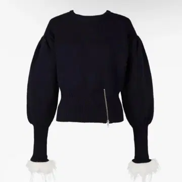 [ 미사용 새상품 ] Bibiy. ADELE FUR KNIT