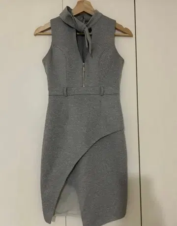 앤디 andy 그레이 미니 드레스