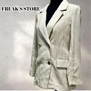 시그 프릭스스토어 더블 브레스트 테일러드 자켓 골드 버튼 5830