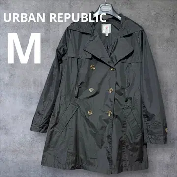 URBAN REPUBLIC 블랙 트렌치코트 M 벨트 포함