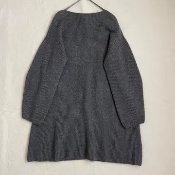 SLOBE IENA 파인 울 니트 미니 원피스 그레이