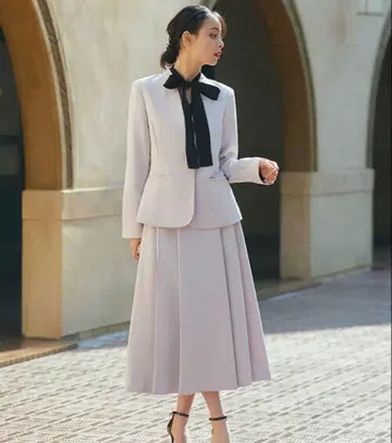 세레모니 수트 핑크 베이지