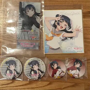 러브 라이브 선샤인 츠시마 요시코 색지 캔뱃지 세트