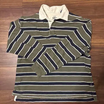 GAP 스트라이프 피케 셔츠 XXL
