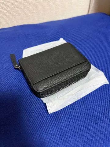 블랙 미니 지갑 지퍼식