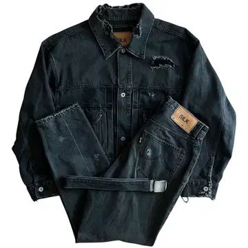 21ss doublet 데님 자켓 팬츠 셋업