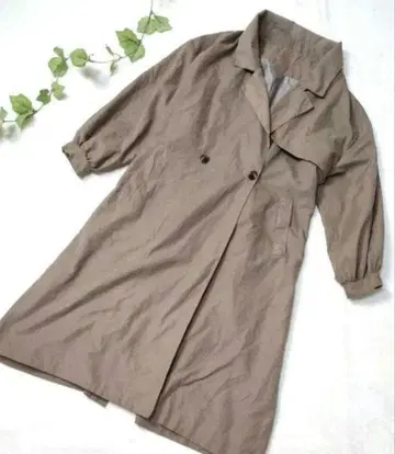 새상품급 kutir 트렌치코트 브라운 F 아우터 경량