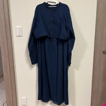 에시카 데님 원피스 세트