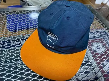 BRAIN DEAD 네이비 오렌지 캡
