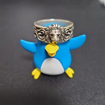 저스틴 데이비스 라이온 모티브 실버 반지 19호