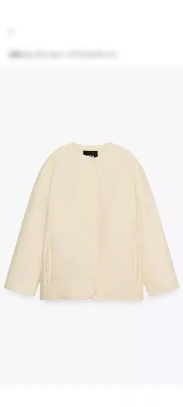 ZARA 퍼프 노카라 자켓